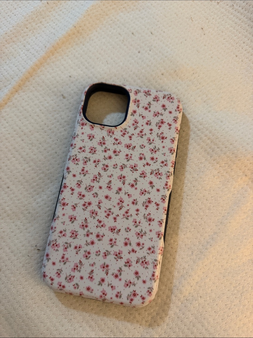 Pink Floral Protective Phone Case — Charming Rose Print